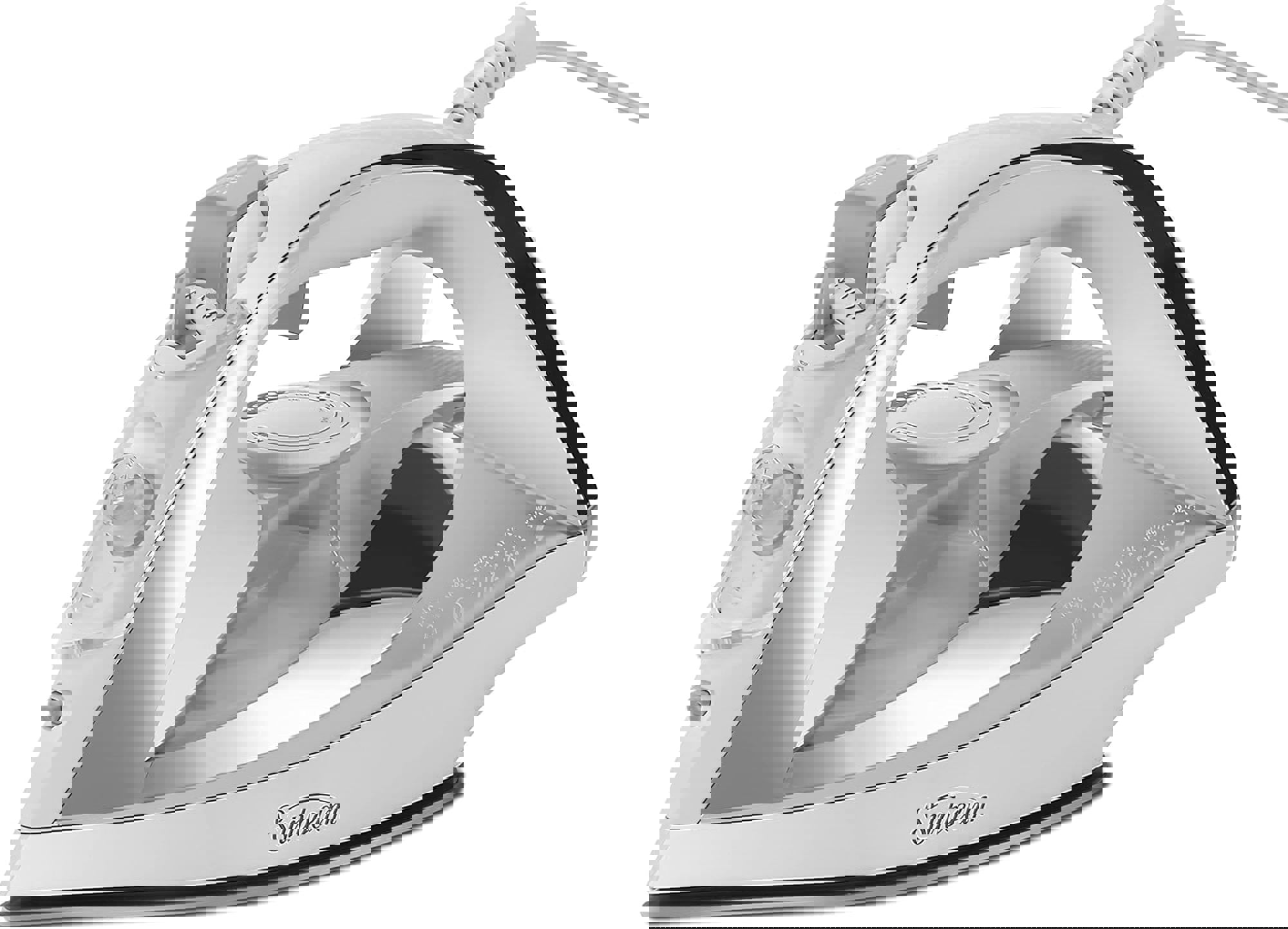 Sunbeam Turbo Steam Iron, 1700 Watt, Nonstick Ceramic Soleplate